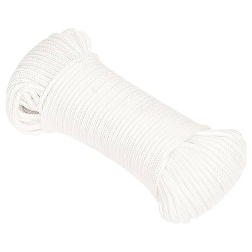 vidaXL Bootsseil Ankerleine Festmacher Tauwerk PP Leine Seil Tau Polypropylenseil Geflochten Flechtleine Weiß 5mm 25m Polypropylen vidaXL Bootsseil Ankerleine Festmacher Tauwerk PP Leine Seil Tau Polypropylenseil Geflochten Flechtleine Weiß 5mm 25m Polypropylen von vidaXL
