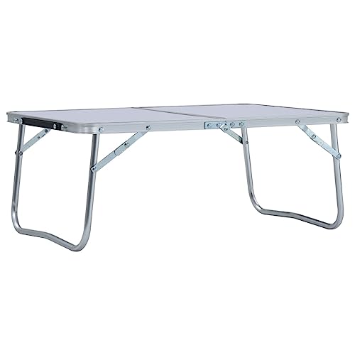 vidaXL Campingtisch Klappbar Koffertisch Falttisch Gartentisch Camping Klapptisch Aluminiumtisch Picknicktisch Weiß Aluminium 60x40cm vidaXL Campingtisch Klappbar Koffertisch Falttisch Gartentisch Camping Klapptisch Aluminiumtisch Picknicktisch Weiß Aluminium 60x40cm von vidaXL