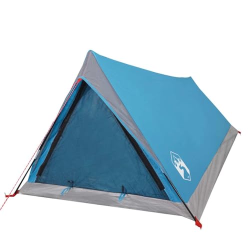 vidaXL Campingzelt, Trekkingzelt für 2 Personen Wasserdicht, Zelt mit Insektenschutz für Outdoor Camping Wandern, Wanderzelt Leicht Tragbar, Blau vidaXL Campingzelt, Trekkingzelt für 2 Personen Wasserdicht, Zelt mit Insektenschutz für Outdoor Camping Wandern, Wanderzelt Leicht Tragbar, Blau von vidaXL