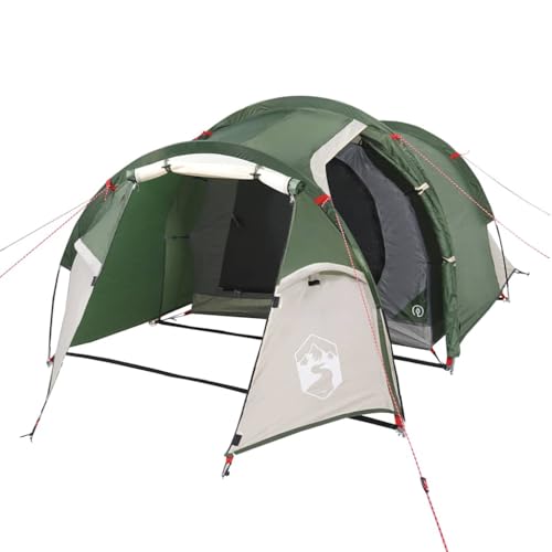 vidaXL Tunnelzelt, Campingzelt für 3 Personen Wasserdicht, Outdoor Zelt mit Abnehmbarem Überzelt, Trekkingzelt Familienzelt Camping, Grün vidaXL Tunnelzelt, Campingzelt für 3 Personen Wasserdicht, Outdoor Zelt mit Abnehmbarem Überzelt, Trekkingzelt Familienzelt Camping, Grün von vidaXL