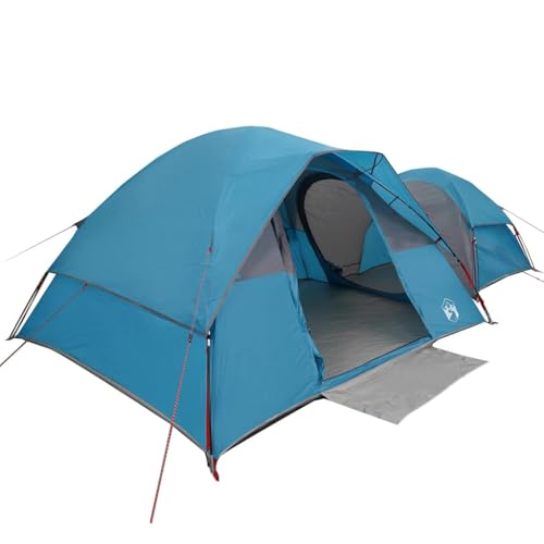 vidaXL Campingzelt 5 Personen Blau Wasserdicht, Zelt, Wanderzelt, Zelt leicht, Gartenzelt, leichtes Zelt, wasserdichtes Zelt, Zelt wasserdicht von vidaXL