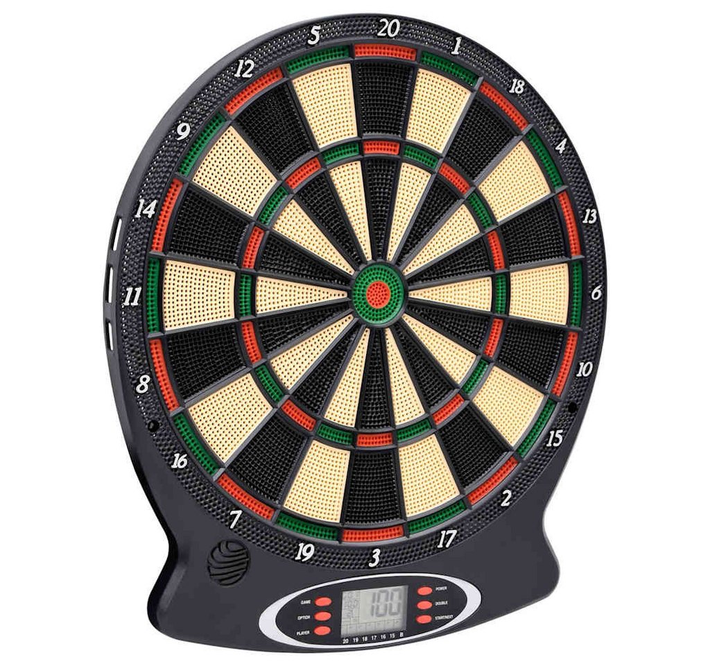 vidaXL Dartscheibe Elektrische Dartscheibe mit Darts Schwarz Polypropylen von vidaXL