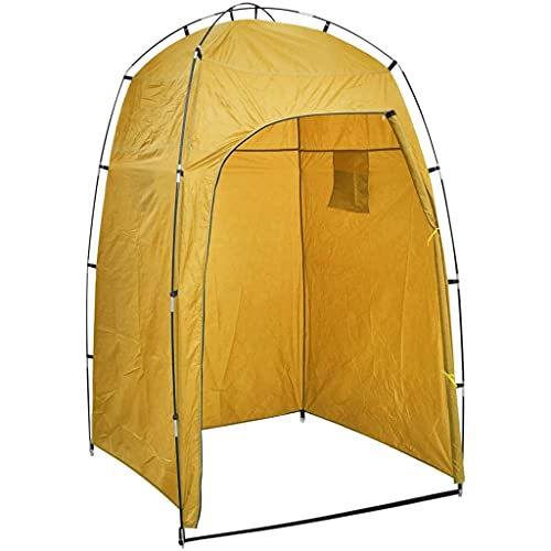 vidaXL Dusche WC Wechselzelt Duschzelt Toilettenzelt Privatsphäre Umkleidezelt Outdoor Camping Zelt Beistellzelt Angelzelt Gelb 130x130x210cm vidaXL Dusche WC Wechselzelt Duschzelt Toilettenzelt Privatsphäre Umkleidezelt Outdoor Camping Zelt Beistellzelt Angelzelt Gelb 130x130x210cm von vidaXL