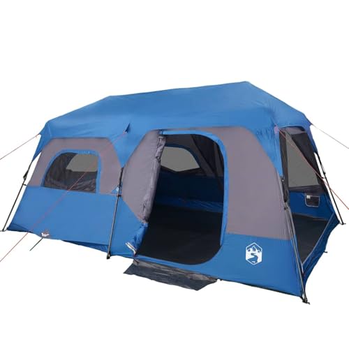 vidaXL Familienzelt, Campingzelt 9 Personen, Gruppenzelt Quick Release Wasserdicht, Outdoor Zelt mit Abnehmbarem Überzelt Insektenschutz, Grün vidaXL Familienzelt, Campingzelt 9 Personen, Gruppenzelt Quick Release Wasserdicht, Outdoor Zelt mit Abnehmbarem Überzelt Insektenschutz, Grün von vidaXL