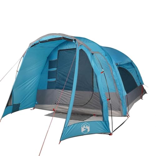 vidaXL Familienzelt 6 Personen, Campingzelt mit Steckverbindungssystem, Kabinenzelt mit E-Anschluss, Wurfzelt, Blau 185T Polyester vidaXL Familienzelt 6 Personen, Campingzelt mit Steckverbindungssystem, Kabinenzelt mit E-Anschluss, Wurfzelt, Blau 185T Polyester von vidaXL