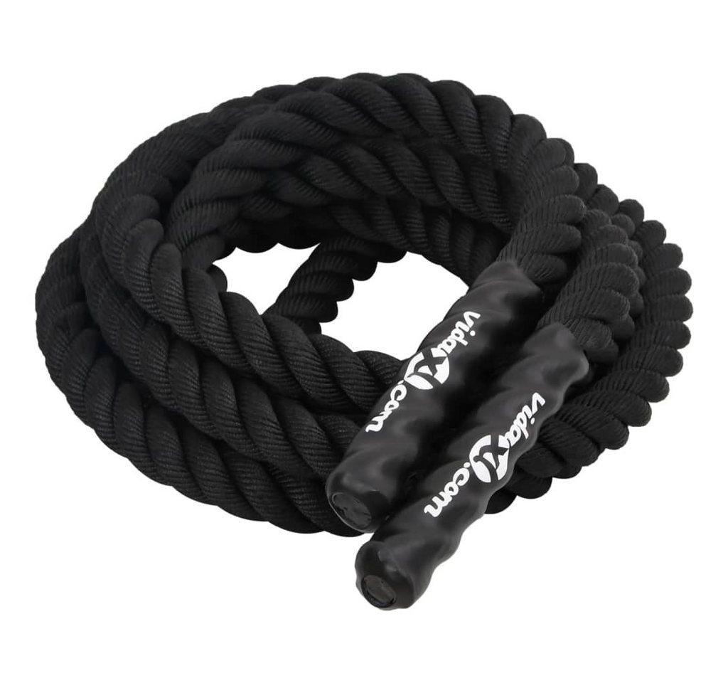vidaXL Fitnessband, Kampfseil Schwarz 9 m 6,8 kg Polyester vidaXL Fitnessband, Kampfseil Schwarz 9 m 6,8 kg Polyester von vidaXL