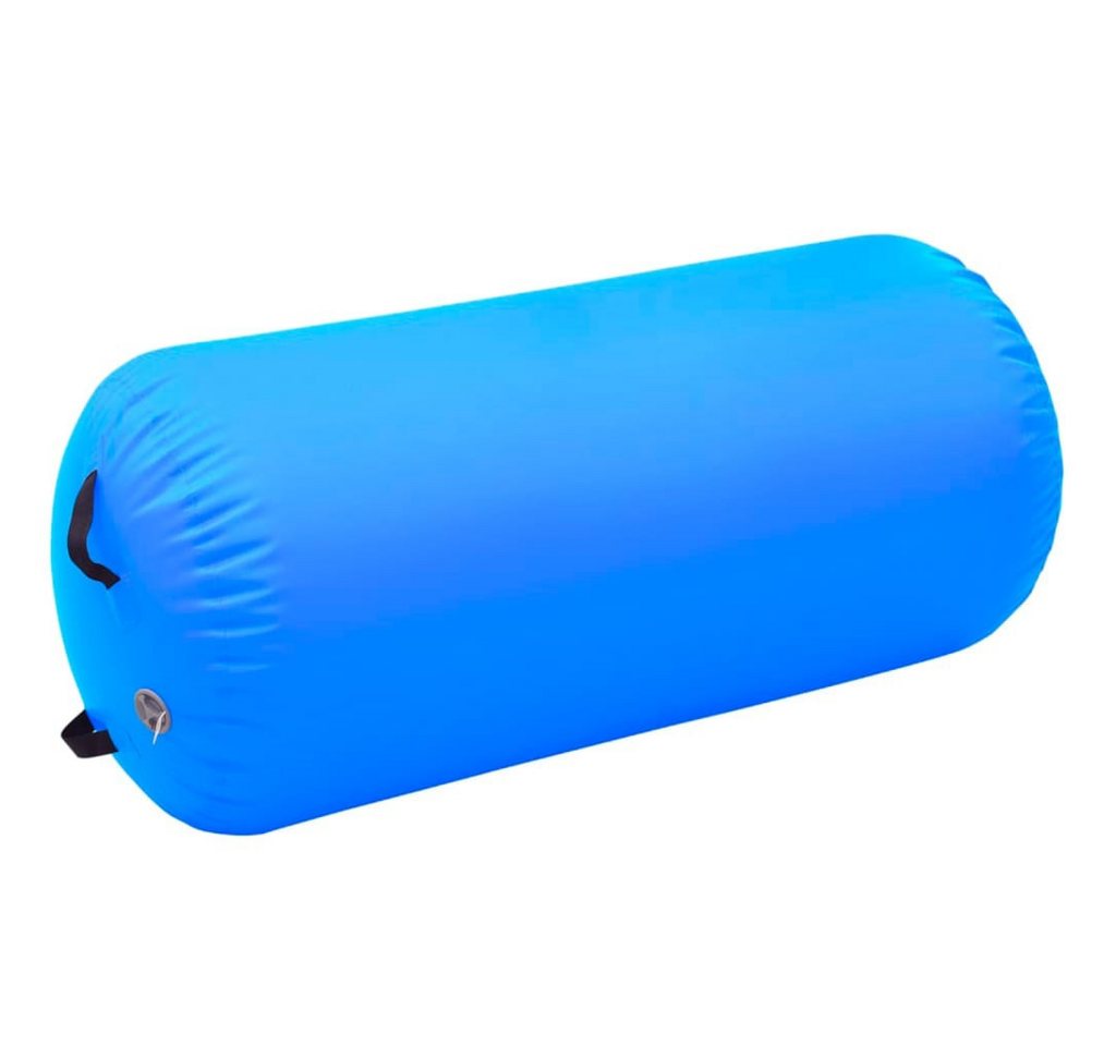 vidaXL Fitnessrolle, Aufblasbare Gymnastik-Rolle mit Pumpe 120x90 cm PVC Blau von vidaXL