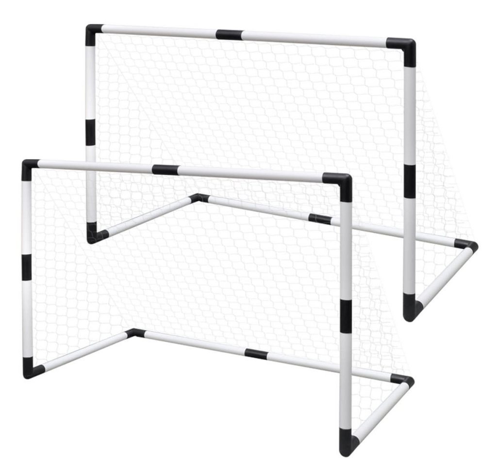 vidaXL Fußballtor 2-tlg. Mini-Fußballtor-Set für Kinder 91,5x48x61 cm von vidaXL