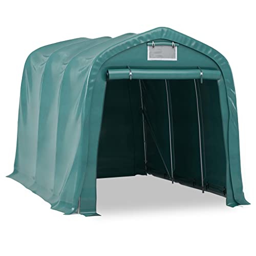 vidaXL Garagenzelt Wasserfest Zeltgarage Weidezelt Foliengarage Zelt Lagerzelt Auto Motorrad Schutz Unterstand Lagerung PVC 2,4x3,6m Grün vidaXL Garagenzelt Wasserfest Zeltgarage Weidezelt Foliengarage Zelt Lagerzelt Auto Motorrad Schutz Unterstand Lagerung PVC 2,4x3,6m Grün von vidaXL