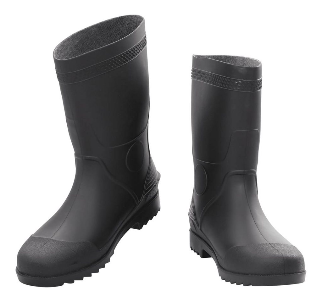 vidaXL Gummistiefel Regenstiefel Schwarz Größe 46 PVC von vidaXL