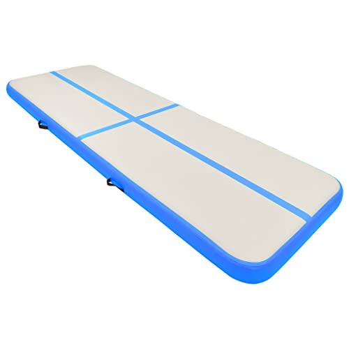 vidaXL Gymnastikmatte Aufblasbar mit Pumpe Turnmatte Tumbling Matte Training Fitnessmatte Yogamatte Trainingsmatte 300x100x15cm PVC Blau vidaXL Gymnastikmatte Aufblasbar mit Pumpe Turnmatte Tumbling Matte Training Fitnessmatte Yogamatte Trainingsmatte 300x100x15cm PVC Blau von vidaXL