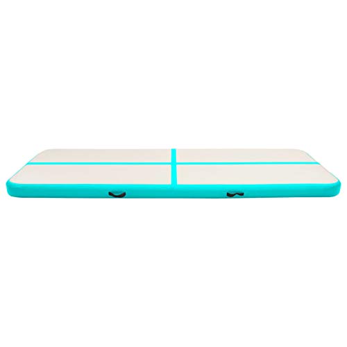 vidaXL Gymnastikmatte Aufblasbar mit Pumpe Turnmatte Tumbling Matte Training Fitnessmatte Yogamatte Trainingsmatte 300x100x15cm PVC Grün vidaXL Gymnastikmatte Aufblasbar mit Pumpe Turnmatte Tumbling Matte Training Fitnessmatte Yogamatte Trainingsmatte 300x100x15cm PVC Grün von vidaXL