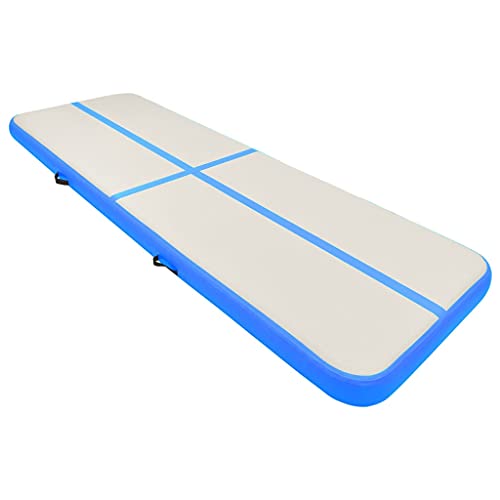 vidaXL Gymnastikmatte Aufblasbar mit Pumpe Turnmatte Tumbling Matte Training Fitnessmatte Yogamatte Trainingsmatte 500x100x15cm PVC Blau vidaXL Gymnastikmatte Aufblasbar mit Pumpe Turnmatte Tumbling Matte Training Fitnessmatte Yogamatte Trainingsmatte 500x100x15cm PVC Blau von vidaXL