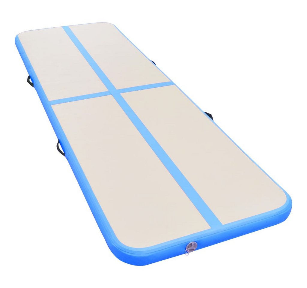 vidaXL Gymnastikmatte, Aufblasbare Fitness Matte mit Pumpe 700x100x10 cm PVC Blau vidaXL Gymnastikmatte, Aufblasbare Fitness Matte mit Pumpe 700x100x10 cm PVC Blau von vidaXL