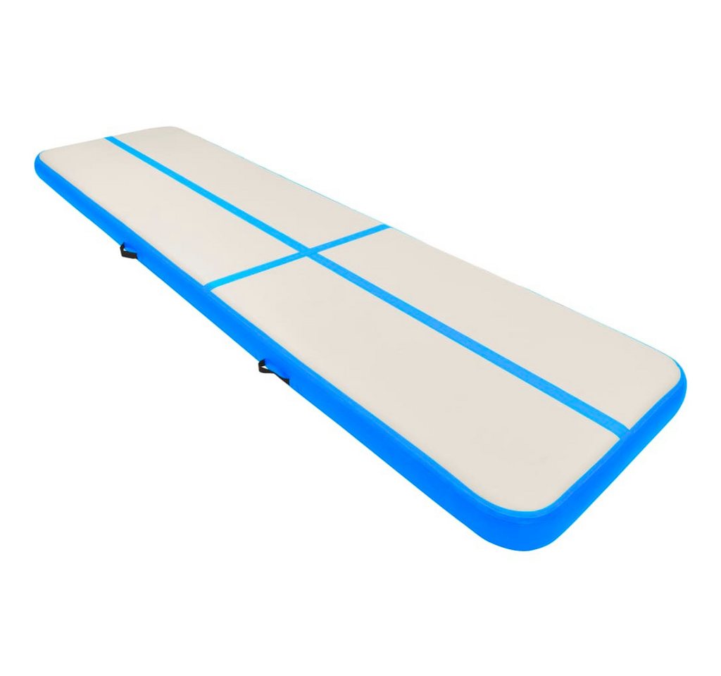 vidaXL Gymnastikmatte, Aufblasbare Fitness Matte mit Pumpe 800x100x15 cm PVC Blau vidaXL Gymnastikmatte, Aufblasbare Fitness Matte mit Pumpe 800x100x15 cm PVC Blau von vidaXL