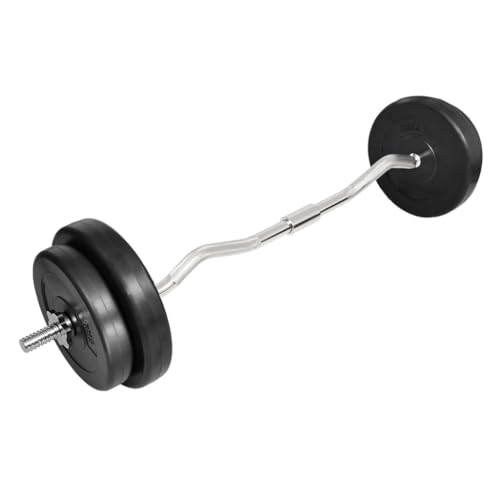 vidaXL Hantelstange 30 kg Set Langhantel Curlstange Langhantelstange Hanteln von vidaXL