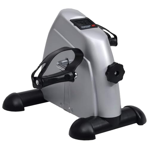 vidaXL Heimtrainer Pedaltrainer Muskeltrainer Fahrradtrainer mit Kunststoff-Schwungrad Silber vidaXL Heimtrainer Pedaltrainer Muskeltrainer Fahrradtrainer mit Kunststoff-Schwungrad Silber von vidaXL