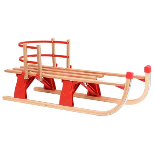 vidaXL Holz Klappschlitten mit Rückenlehne Klappbar Holzschlitten Rodel VT-Sport Schlitten Faltschlitten Kinder Wintersport Reisen 119cm vidaXL Holz Klappschlitten mit Rückenlehne Klappbar Holzschlitten Rodel VT-Sport Schlitten Faltschlitten Kinder Wintersport Reisen 119cm von vidaXL