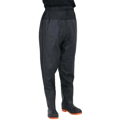 vidaXL Hüftwathose mit Stiefeln, Wathose für Angler Jäger Landwirte, Anglerhose Wasserfest, Teichhose Angelhose, Schwarz Größe 46 Polyester vidaXL Hüftwathose mit Stiefeln, Wathose für Angler Jäger Landwirte, Anglerhose Wasserfest, Teichhose Angelhose, Schwarz Größe 46 Polyester von vidaXL