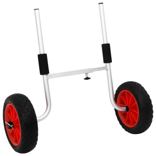 vidaXL Kajak Trolley, Kajakwagen Breitenverstellbar, Kanuwagen Schnell Abnehmbar, SUP Board Transportwagen mit Zurrgurt, 100kg Aluminium vidaXL Kajak Trolley, Kajakwagen Breitenverstellbar, Kanuwagen Schnell Abnehmbar, SUP Board Transportwagen mit Zurrgurt, 100kg Aluminium von vidaXL