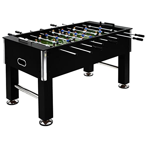 vidaXL Kickertisch 60kg Stahl Schwarz Tischkicker Tischfußball Fussballtisch vidaXL Kickertisch 60kg Stahl Schwarz Tischkicker Tischfußball Fussballtisch von vidaXL