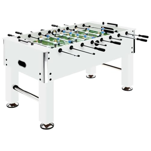 vidaXL Kickertisch Stahl 60 kg 140x74,5x87,5 cm Weiß vidaXL Kickertisch Stahl 60 kg 140x74,5x87,5 cm Weiß von vidaXL