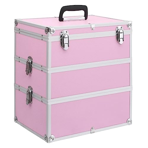 vidaXL Kosmetikkoffer Schminkkoffer Friseurkoffer Schmuckkoffer Alukoffer Werkzeugkoffer Werkzeugkasten Alu 37x24x40cm Rosa Aluminium vidaXL Kosmetikkoffer Schminkkoffer Friseurkoffer Schmuckkoffer Alukoffer Werkzeugkoffer Werkzeugkasten Alu 37x24x40cm Rosa Aluminium von vidaXL