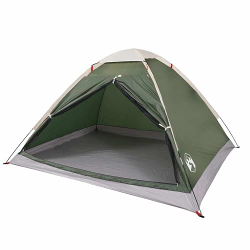 vidaXL Kuppel Campingzelt 2 Personen, Kuppelzelt mit Reißverschluss, Wurfzelt mit Tragetasche, Trekkingzelt Zelt, Grün 185T Polyester vidaXL Kuppel Campingzelt 2 Personen, Kuppelzelt mit Reißverschluss, Wurfzelt mit Tragetasche, Trekkingzelt Zelt, Grün 185T Polyester von vidaXL