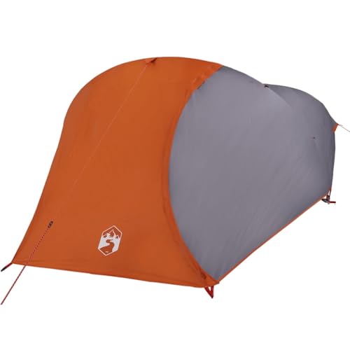 vidaXL Kuppel-Campingzelt 4 Personen Orange Wasserdicht von vidaXL