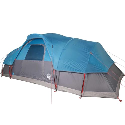 vidaXL Kuppel Familienzelt 11 Personen, Campingzelt mit Netzwände, Wasserdicht Gartenzelt mit E-Anschluss, Kuppelzelt, Blau 185T Polyester vidaXL Kuppel Familienzelt 11 Personen, Campingzelt mit Netzwände, Wasserdicht Gartenzelt mit E-Anschluss, Kuppelzelt, Blau 185T Polyester von vidaXL