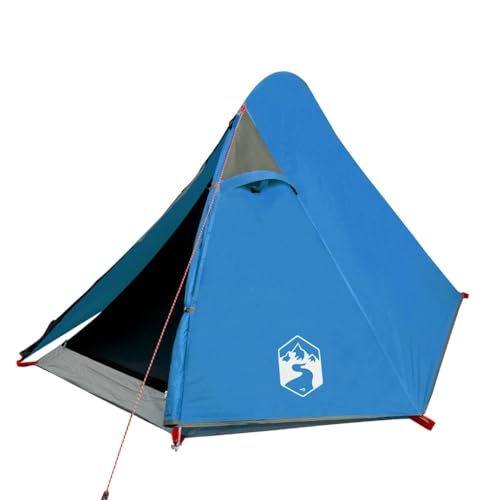 vidaXL Kuppelzelt, Campingzelt für 2 Personen Wasserdicht, Outdoor Zelt mit Abnehmbarem Überzelt, Trekkingzelt Leicht Tragbar, Blau vidaXL Kuppelzelt, Campingzelt für 2 Personen Wasserdicht, Outdoor Zelt mit Abnehmbarem Überzelt, Trekkingzelt Leicht Tragbar, Blau von vidaXL