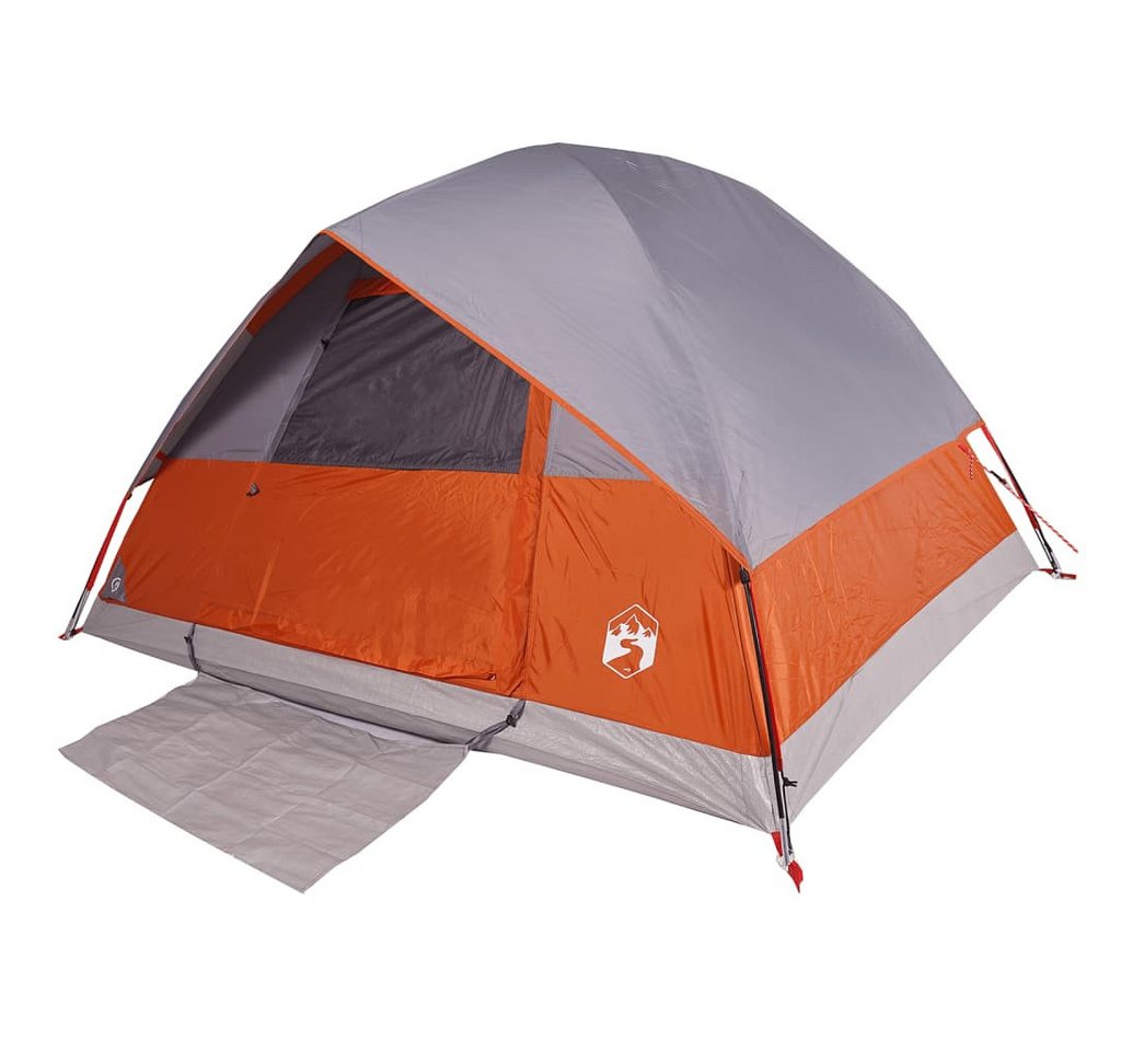 vidaXL Kuppelzelt Kuppel-Campingzelt 3 Personen Orange Wasserdicht, (1 tlg) von vidaXL