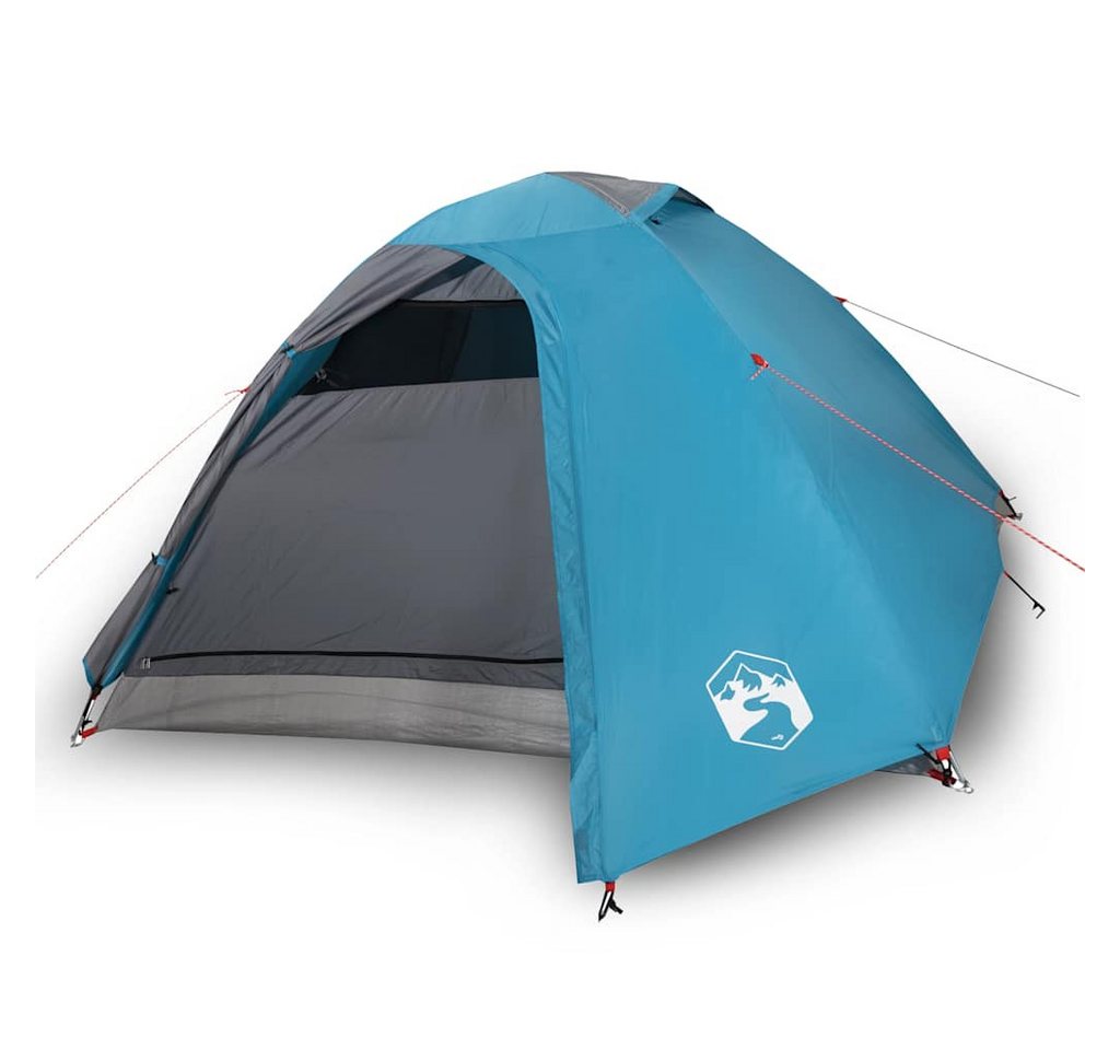 vidaXL Kuppelzelt Kuppel-Campingzelt 4 Personen Blau Wasserdicht, (1 tlg) von vidaXL