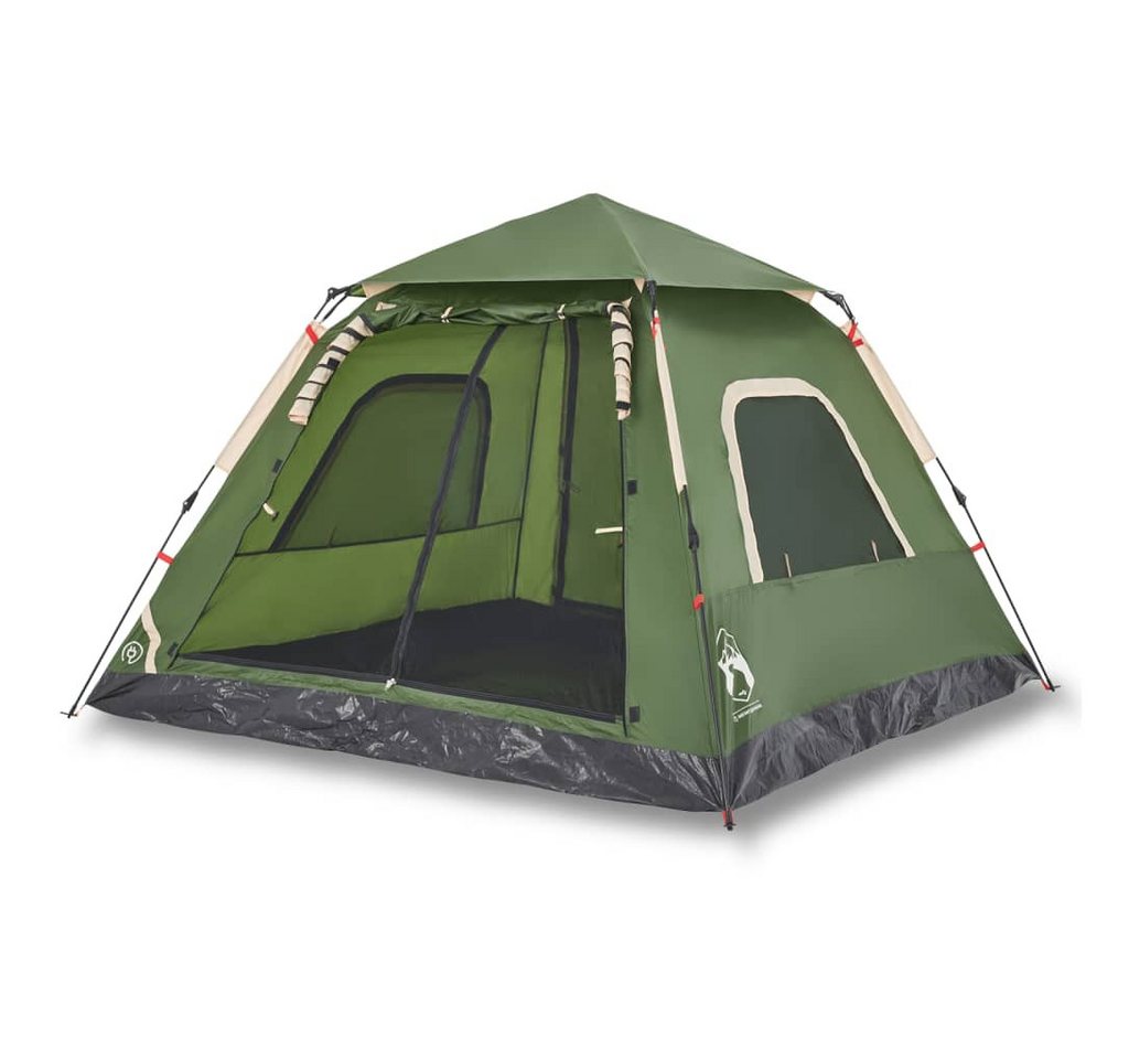 vidaXL Kuppelzelt Kuppel-Campingzelt 5 Personen Grün Quick Release, (1 tlg) von vidaXL