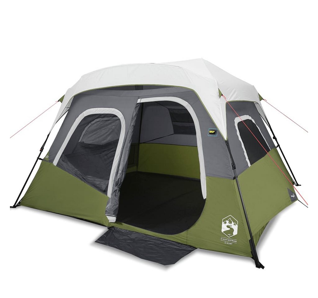 vidaXL Kuppelzelt Zelt Campingzelt Familienzelt Freizeitzelt mit LED Hellgrün 344x282x21 vidaXL Kuppelzelt Zelt Campingzelt Familienzelt Freizeitzelt mit LED Hellgrün 344x282x21 von vidaXL