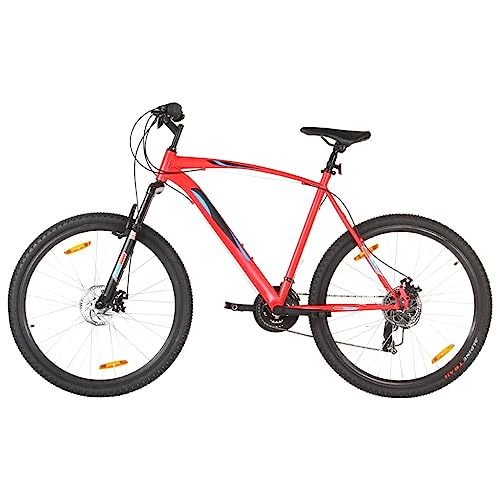 vidaXL Mountainbike 21 Gang 29 Zoll Rad mit Shimano-Kettenwechsler Scheibenbremsen Schnellspann-Sattelstützenklemme Fahrrad Sportfahrrad 53cm Rahmen Rot vidaXL Mountainbike 21 Gang 29 Zoll Rad mit Shimano-Kettenwechsler Scheibenbremsen Schnellspann-Sattelstützenklemme Fahrrad Sportfahrrad 53cm Rahmen Rot von vidaXL