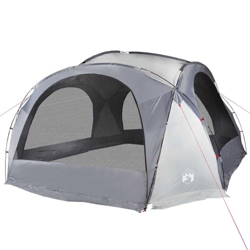 vidaXL Partyzelt, Festzelt mit Netzwände, Pavillon Wasserdicht Tragbar, Gartenzelt Campingzelt Gartenpavillon, Weiß Grau 185T Polyester vidaXL Partyzelt, Festzelt mit Netzwände, Pavillon Wasserdicht Tragbar, Gartenzelt Campingzelt Gartenpavillon, Weiß Grau 185T Polyester von vidaXL