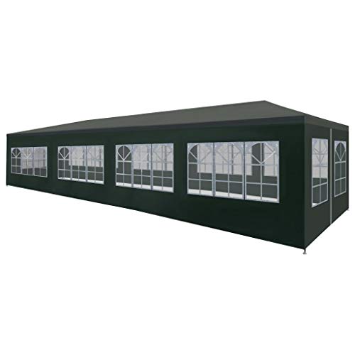 vidaXL Partyzelt 3x12 m Grün Pavillon Gartenzelt Bierzelt Gartenpavillon Zelt vidaXL Partyzelt 3x12 m Grün Pavillon Gartenzelt Bierzelt Gartenpavillon Zelt von vidaXL