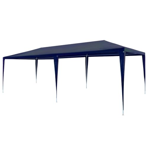 vidaXL Partyzelt 3x6 m Blau Pavillon Gartenzelt Gartenpavillon Bierzelt Zelt von vidaXL