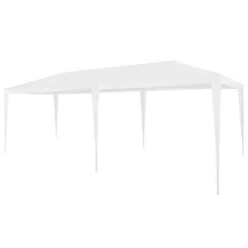 vidaXL Partyzelt 3x6 m Weiß Pavillon Gartenzelt Gartenpavillon Bierzelt Zelt vidaXL Partyzelt 3x6 m Weiß Pavillon Gartenzelt Gartenpavillon Bierzelt Zelt von vidaXL