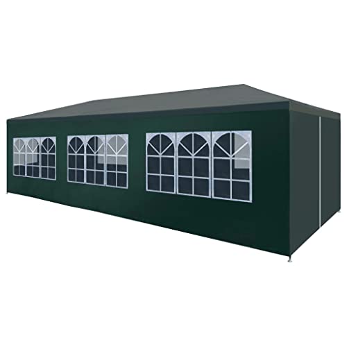 vidaXL Partyzelt 3x9 m Grün Pavillon Gartenzelt Bierzelt Gartenpavillon Zelt vidaXL Partyzelt 3x9 m Grün Pavillon Gartenzelt Bierzelt Gartenpavillon Zelt von vidaXL