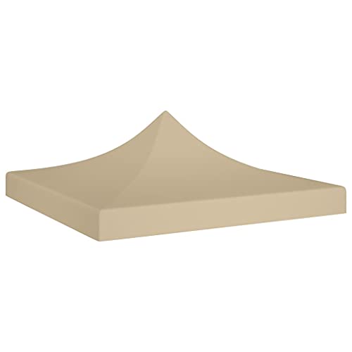 vidaXL Partyzelt Dach UV-beständig Wasserbeständig Ersatzdach Dachplane Zeltdach Ersatz Dach Plane für Gartenzelt Pavillon 2x2m Beige 270g/m² vidaXL Partyzelt Dach UV-beständig Wasserbeständig Ersatzdach Dachplane Zeltdach Ersatz Dach Plane für Gartenzelt Pavillon 2x2m Beige 270g/m² von vidaXL