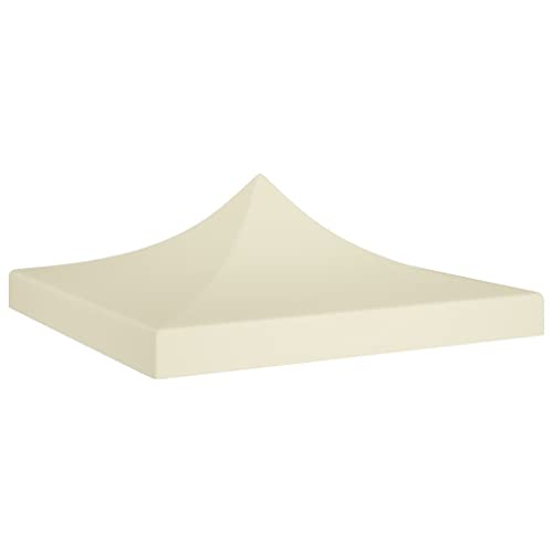 vidaXL Partyzelt Dach UV-beständig Wasserbeständig Ersatzdach Dachplane Zeltdach Ersatz Dach Plane für Gartenzelt Pavillon 2x2m Creme 270g/m² vidaXL Partyzelt Dach UV-beständig Wasserbeständig Ersatzdach Dachplane Zeltdach Ersatz Dach Plane für Gartenzelt Pavillon 2x2m Creme 270g/m² von vidaXL