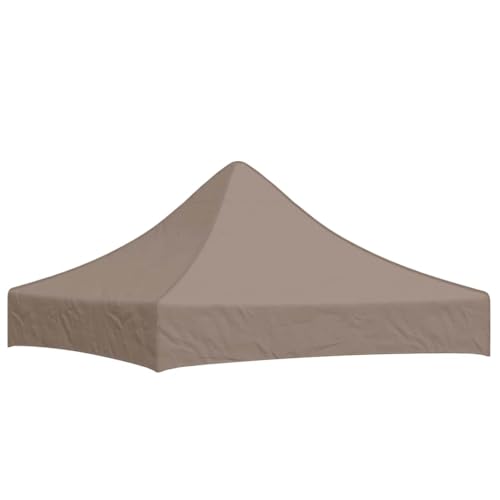 vidaXL Partyzelt Dach UV-beständig Wasserbeständig Ersatzdach Dachplane Zeltdach Ersatz Dach Plane für Gartenzelt Pavillon 2x2m Taupe 270g/m² vidaXL Partyzelt Dach UV-beständig Wasserbeständig Ersatzdach Dachplane Zeltdach Ersatz Dach Plane für Gartenzelt Pavillon 2x2m Taupe 270g/m² von vidaXL