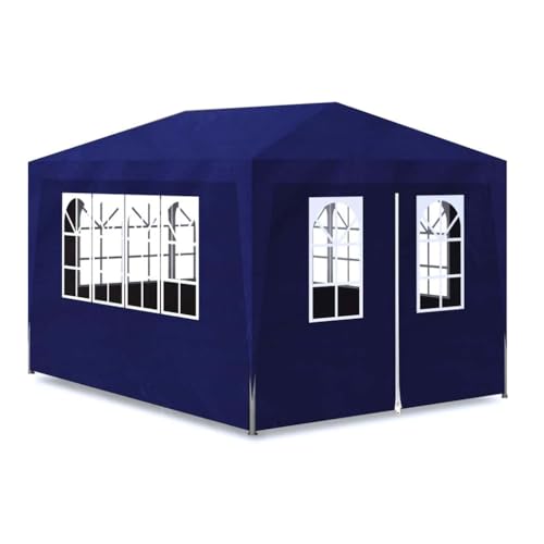 vidaXL Partyzelt 3x4m Blau Gartenzelt Zelt Festzelt Bierzelt Pavillon Garten vidaXL Partyzelt 3x4m Blau Gartenzelt Zelt Festzelt Bierzelt Pavillon Garten von vidaXL