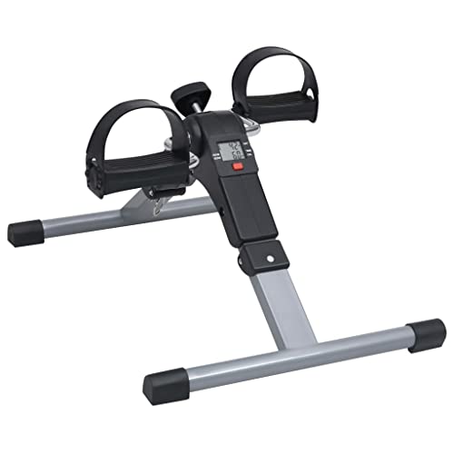 vidaXL Pedaltrainer für Beine Arme mit LCD-Anzeige Fitnessfahrrad Hometraine Heimtrainer Beintrainer Fitnessgerät Fitnessbike Trimmrad von vidaXL