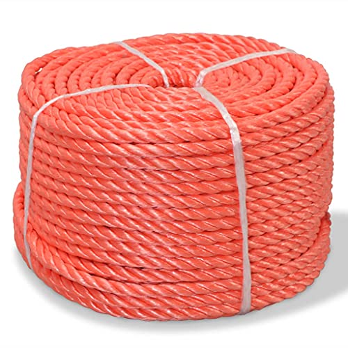 vidaXL Polypropylenseil 10mm 250m Orange PP Seil Schnur Flechtleine Tauwerk vidaXL Polypropylenseil 10mm 250m Orange PP Seil Schnur Flechtleine Tauwerk von vidaXL