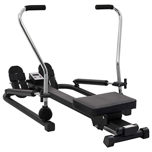 vidaXL Rudergerät 5 Stufen Hydraulik-Widerstand rutschfeste Gummifüße LCD-Display Rudermaschine Heimtrainer Fitnessgerät Cardio 100kg vidaXL Rudergerät 5 Stufen Hydraulik-Widerstand rutschfeste Gummifüße LCD-Display Rudermaschine Heimtrainer Fitnessgerät Cardio 100kg von vidaXL