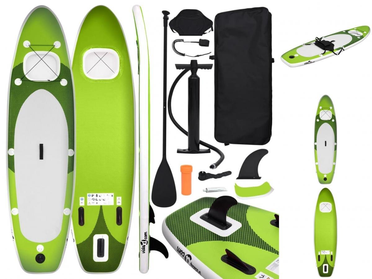 vidaXL Schlauchboot SUP-Board-Set Aufblasbar Grün 330x76x10 cm vidaXL Schlauchboot SUP-Board-Set Aufblasbar Grün 330x76x10 cm von vidaXL