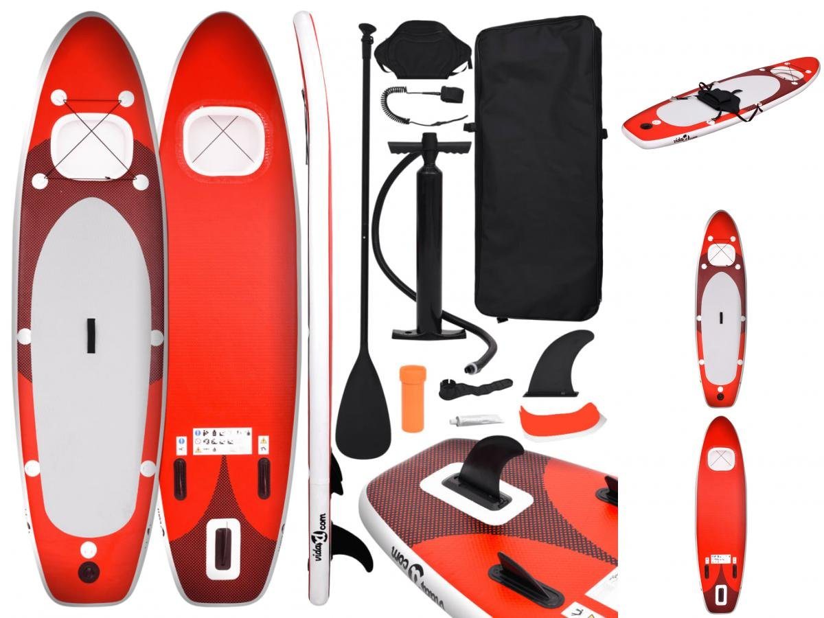 vidaXL Schlauchboot SUP-Board-Set Aufblasbar Rot 360x81x10 cm vidaXL Schlauchboot SUP-Board-Set Aufblasbar Rot 360x81x10 cm von vidaXL
